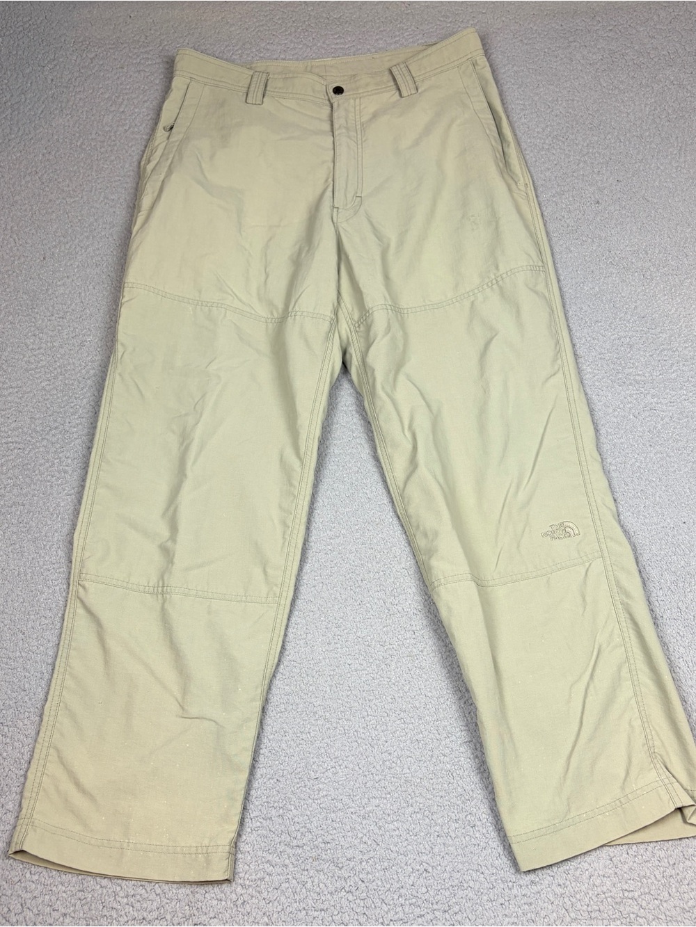 The North Face Cargo Pants Men’s 34x30 Light Khaki Hiking Outdoor Pockets